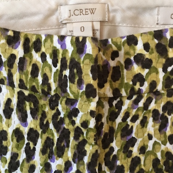 J.CREW CAFE CAPRI PANTS-NEW-W$148 TAG-SIZE 0 - Picture 3 of 8
